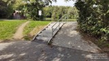 Usingen - Hattsteinweiher - DLRG-Huschen - Zugang Fahrradstellpltze, Zustand 2022-09-23