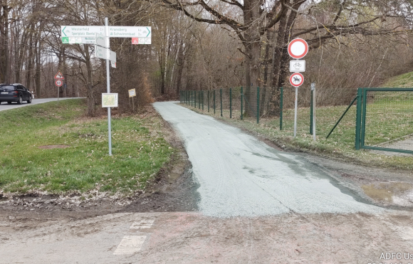 Wegzustand Radweg Wehrheim-Usingen, Hhe Oberloh