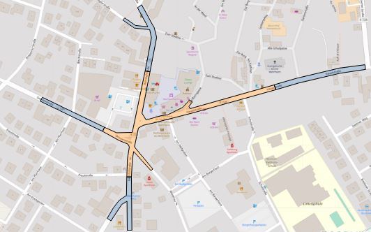 Gestaltungsvorschlag Wehrheim-Mitte Kartendarstellung-OSM