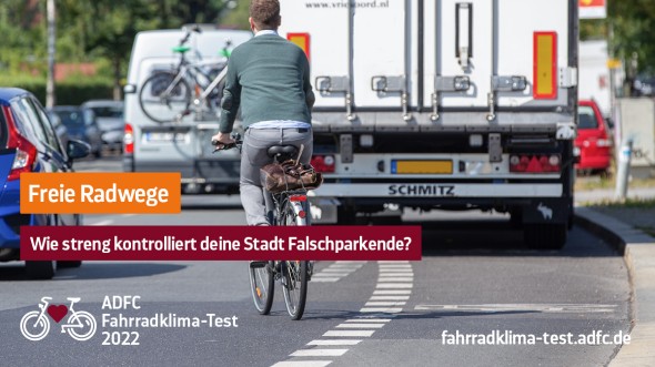 Thema 13 | Freie Radwege | Wie streng kontrolliert die Kommune Falschparkende?