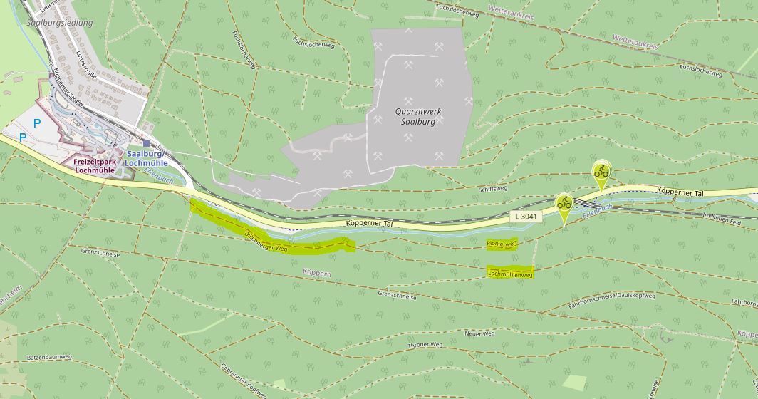 Fahrradzhlstellen im Kpperner Tal