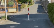 Usingen, Benedikt-Burtscher-Strae, Pfostenstandort 2025-05-02