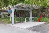 Usingen: Neue Fahrradabstellanlage Parkplatz Marstallweg