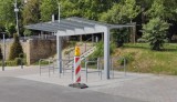Usingen: Neue Fahrradabstellanlage Parkplatz Moselstrae