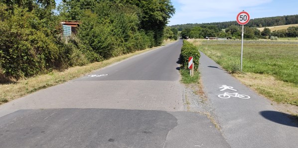 Wegzustand Verbindung Wehrheim-Schwimmbad (Ortsrand)