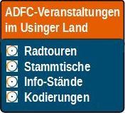 ADFC-Veranstaltungen im Usinger Land