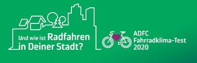 Fahrradklima-Test - Logo 2020 und Link zum Portal