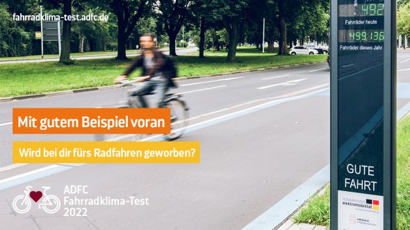 Thema 02 | Mit gutem Beispiel voran | Wird frs Radfahren geworben?