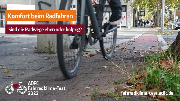 Thema # 04 | Komfort beim Radfahren | Sind die Radwege eben oder holperig?