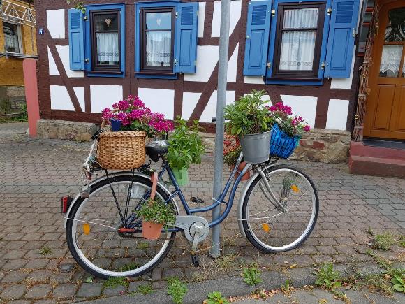 Fahrrad-Stilleben Wehrheim, Juli 2019